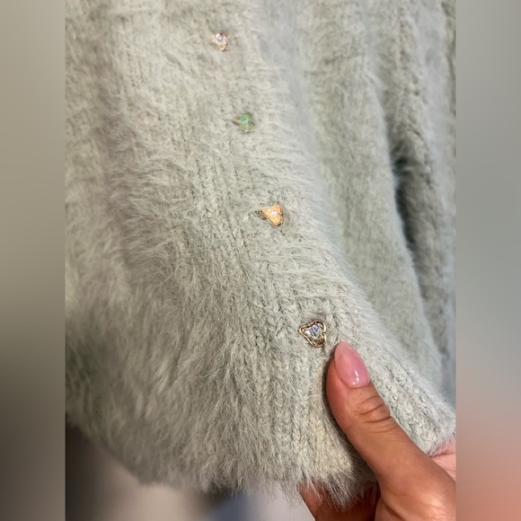 Free People | Celeste Cardi - Seafoam - Picture 8 of 9